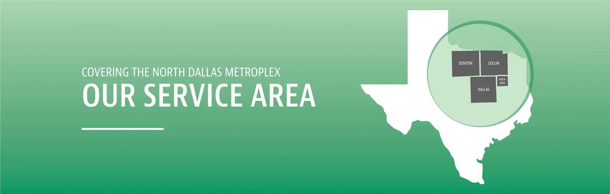 Dallas service area